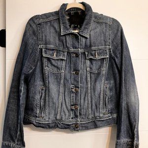 Paige Flannel Lined Denim Jacket